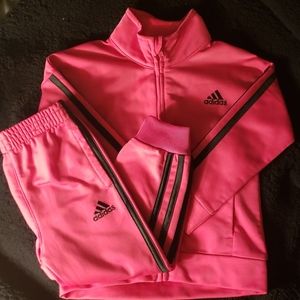 *SOLD* Adidas Toddler Fuschia Track Suit